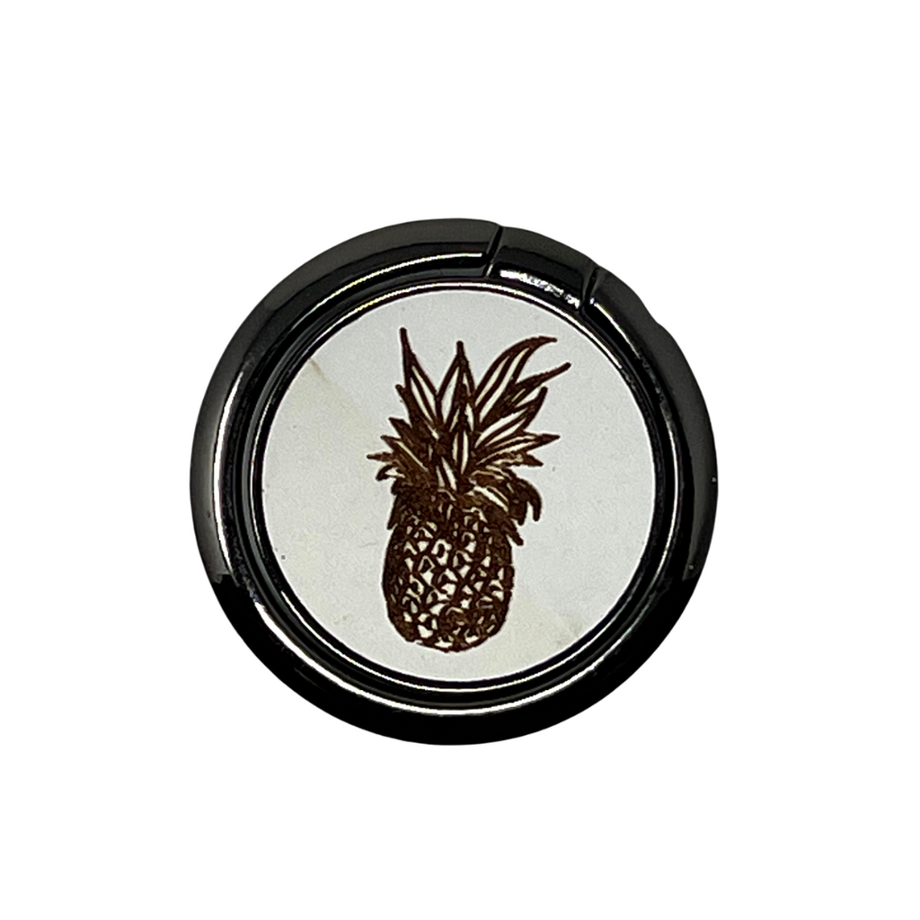 Pineapple Wood Ring Phone Grip