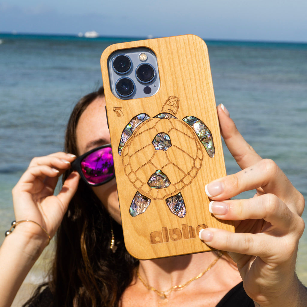 cute wood phone case