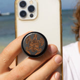 Honu Rounded Wood Phone Grip