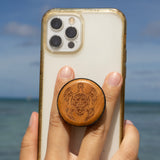 Honu Rounded Wood Phone Grip