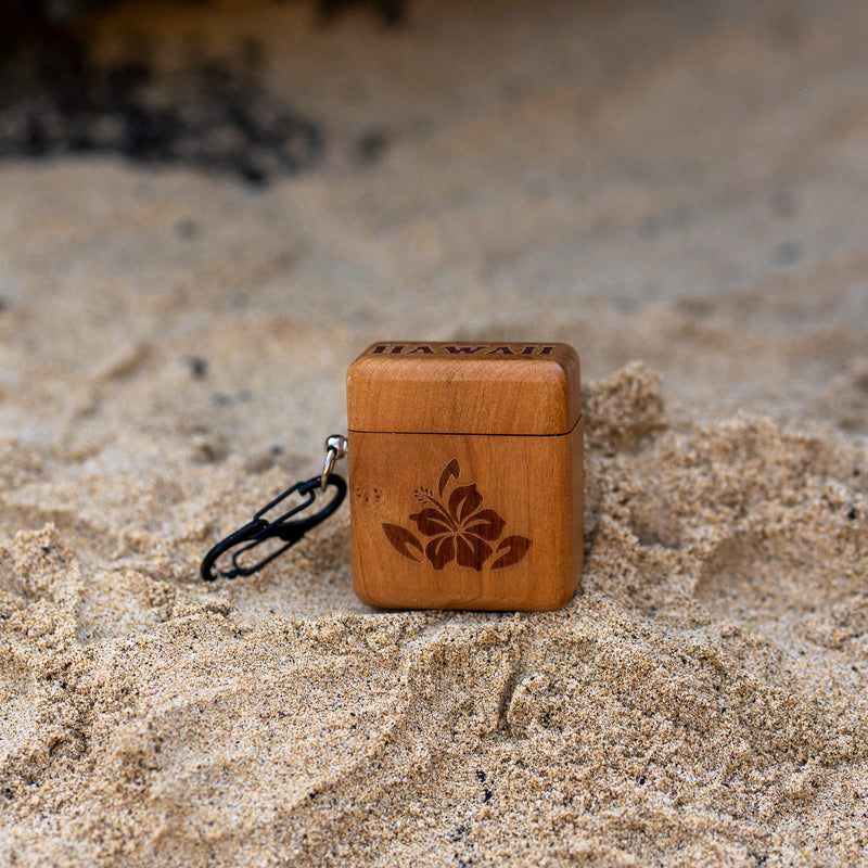 cool unique wood airpod case