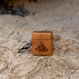 cool unique wood airpod case