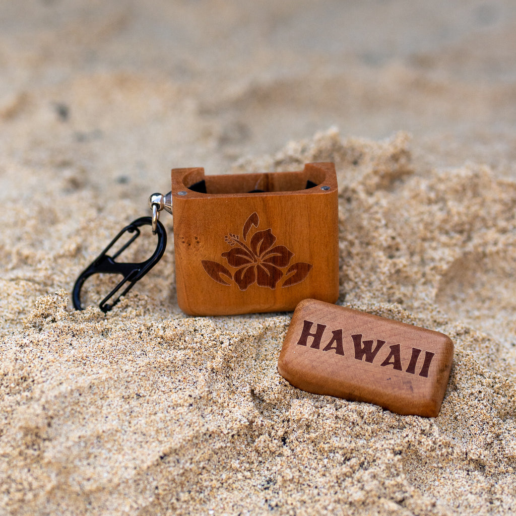 Hibiscus flower airpod case