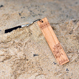 Hibiscus Wood Bookmark