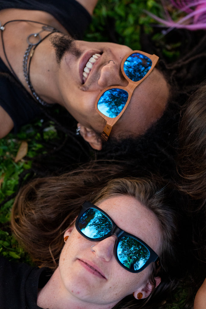 blue lens sunglasses