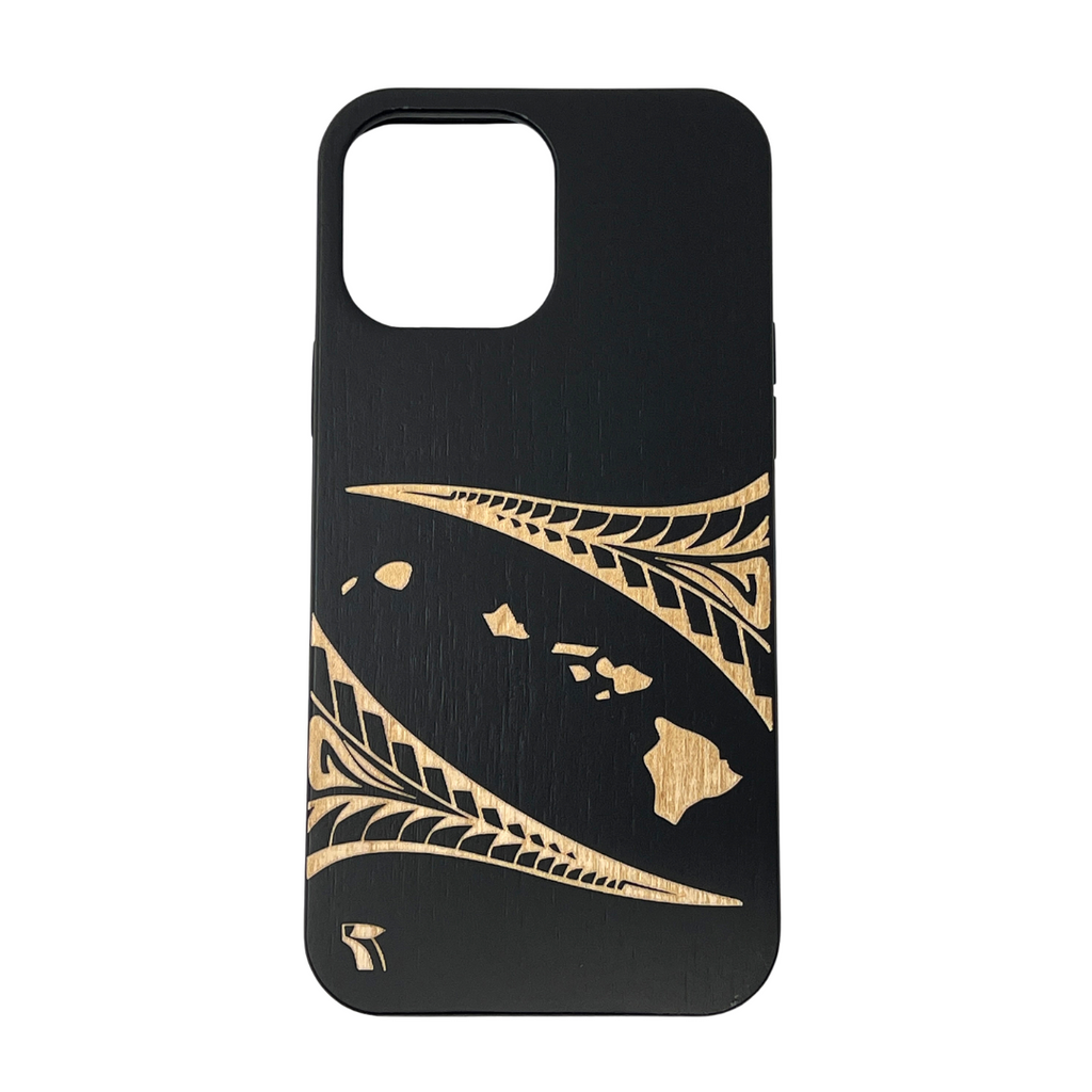Hawaiian Islands Wood Phone Case