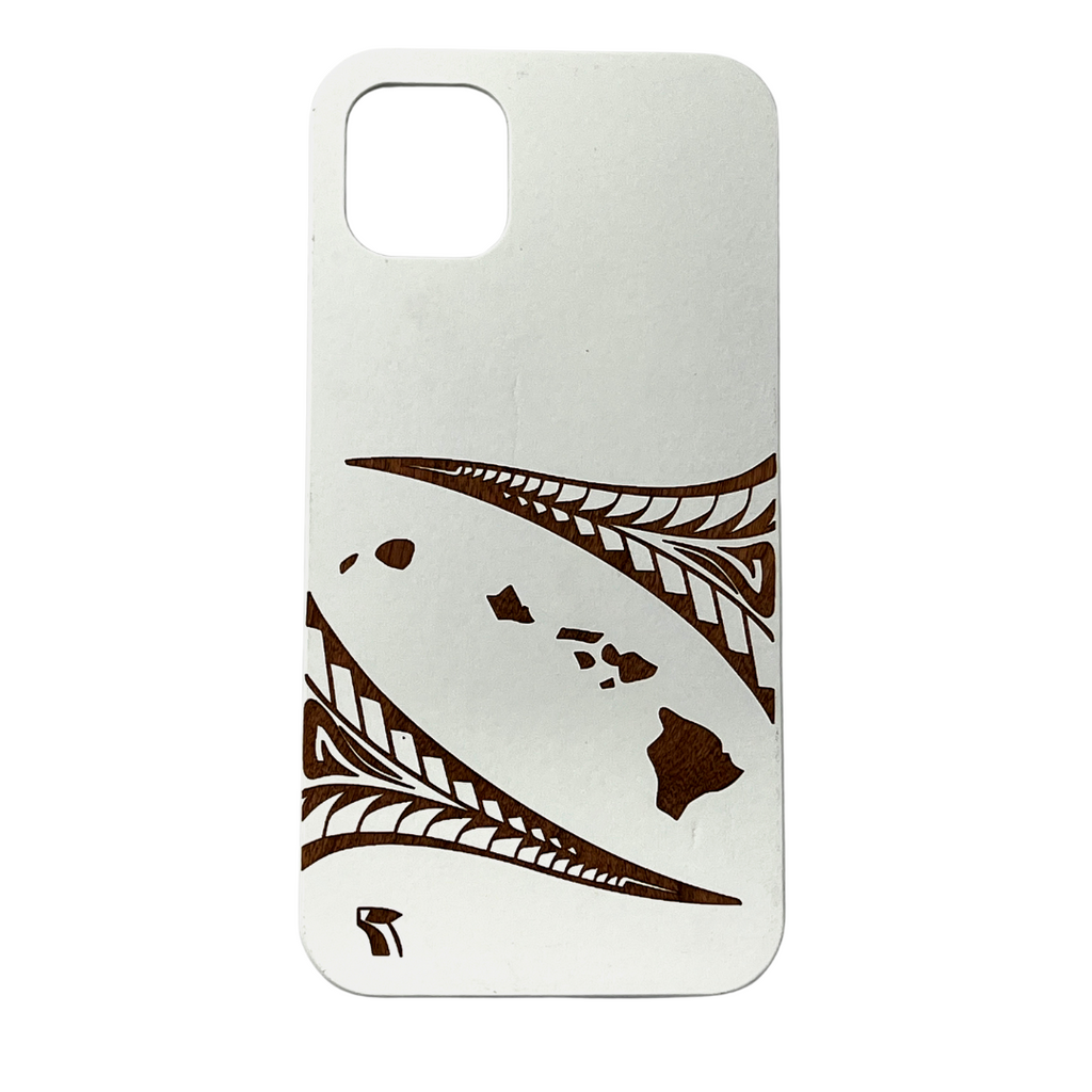 Hawaiian Islands Wood Phone Case
