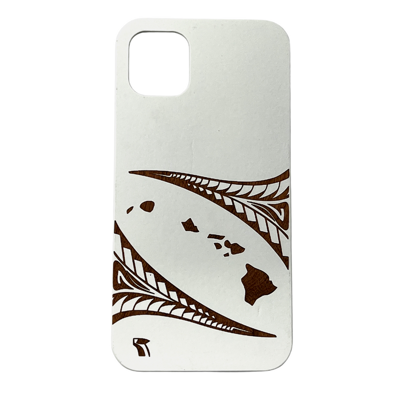 Hawaiian Islands Wood Phone Case