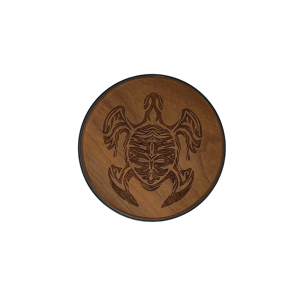 Wood Honu Phone Grip