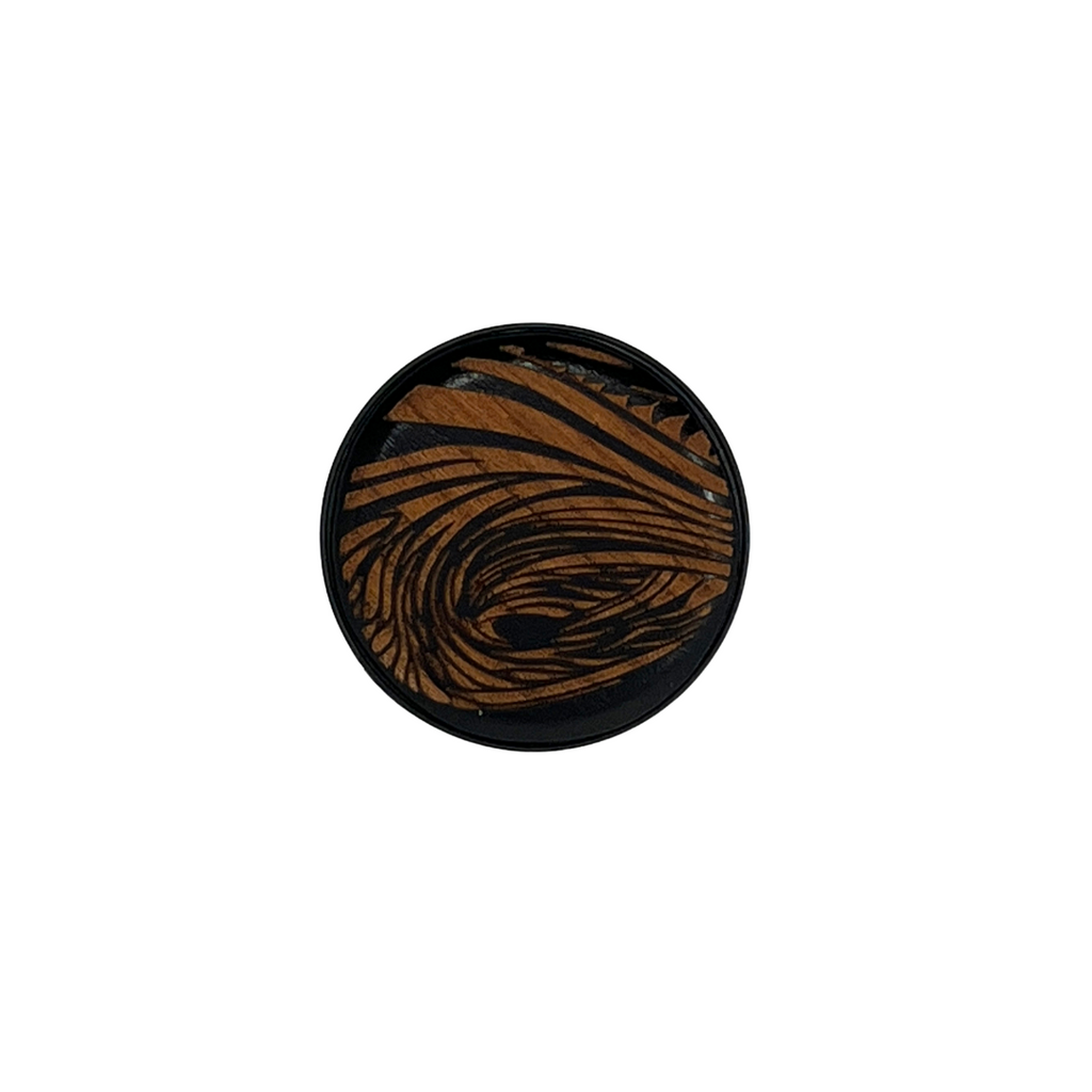 Wave Rounded Wood Phone Grip