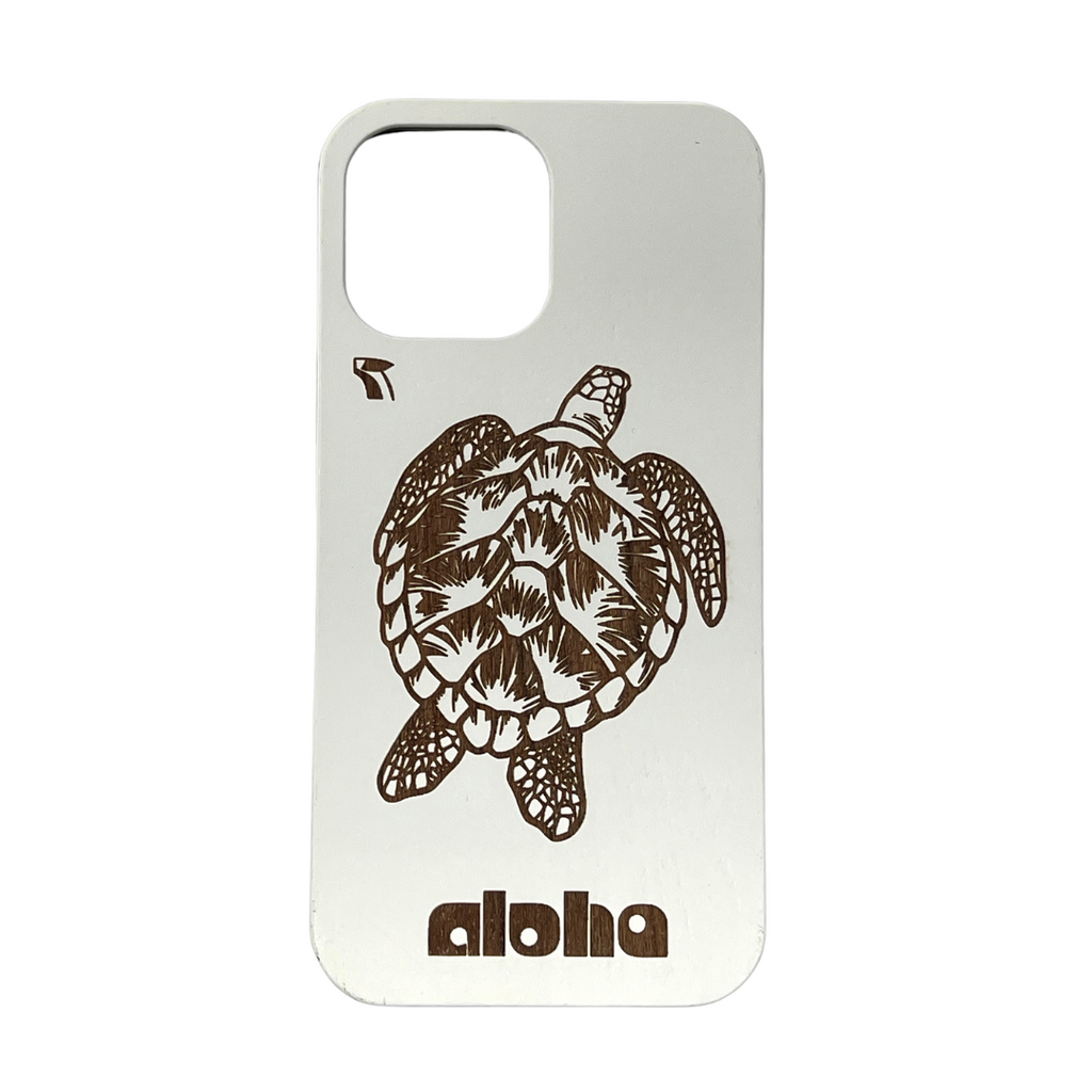 Aloha Honu Wood Phone Case