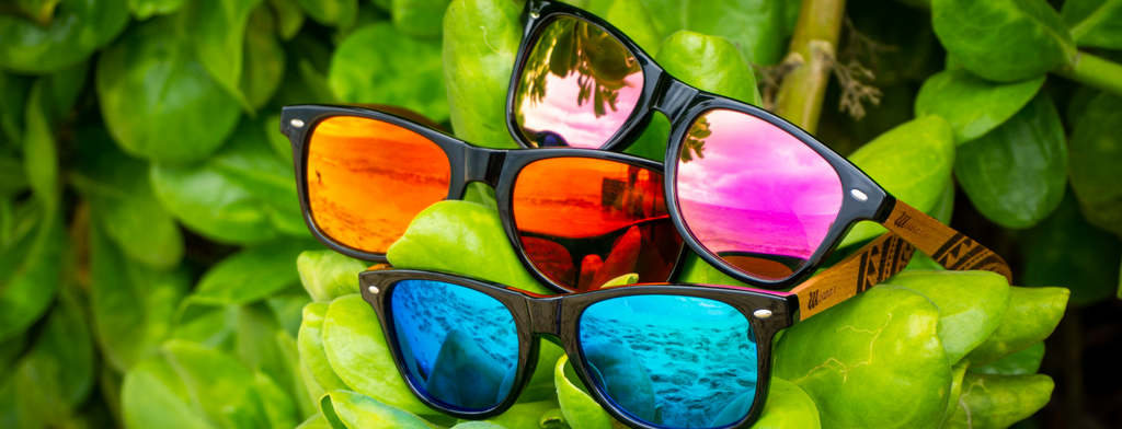 The Hapa Sunglasses with Pink Mirror Polarized Lens