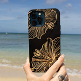hibiscus phone case iphone 16