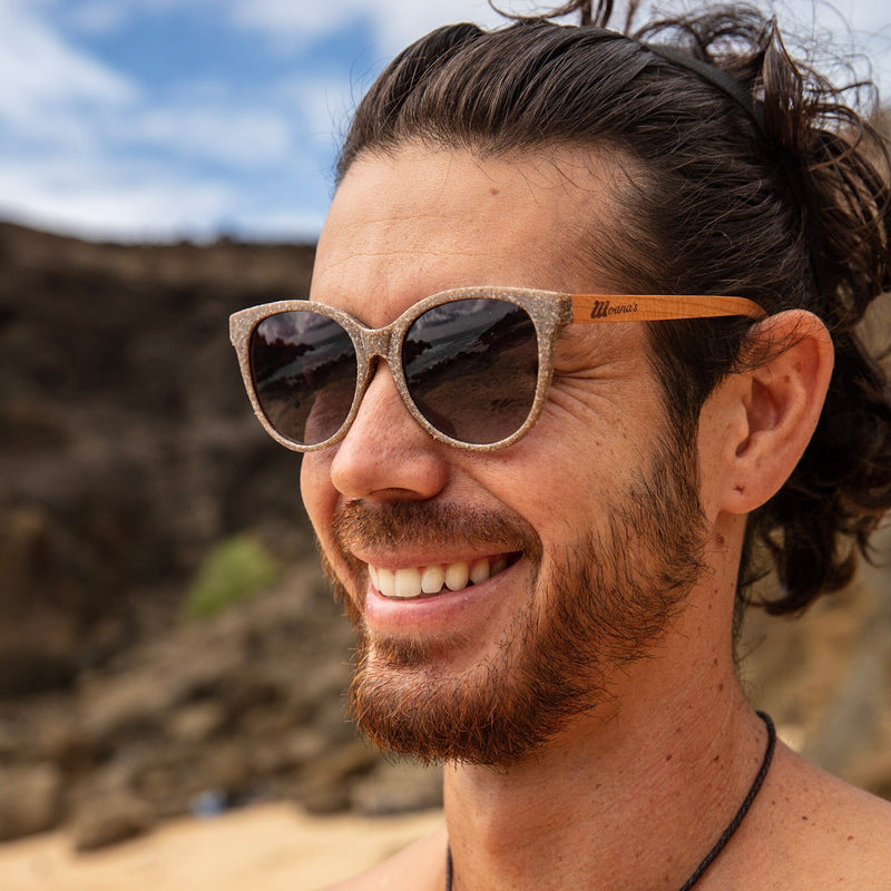 men unisex eco friendly compostable sunglasses