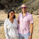 Sunrise Pāua Wood Sunglasses with Abalone Shell