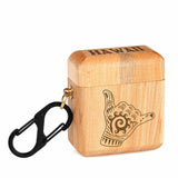 unique wood airpod case