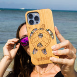 cute wood phone case 