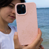 Eco Friendly Hibiscus iPhone case
