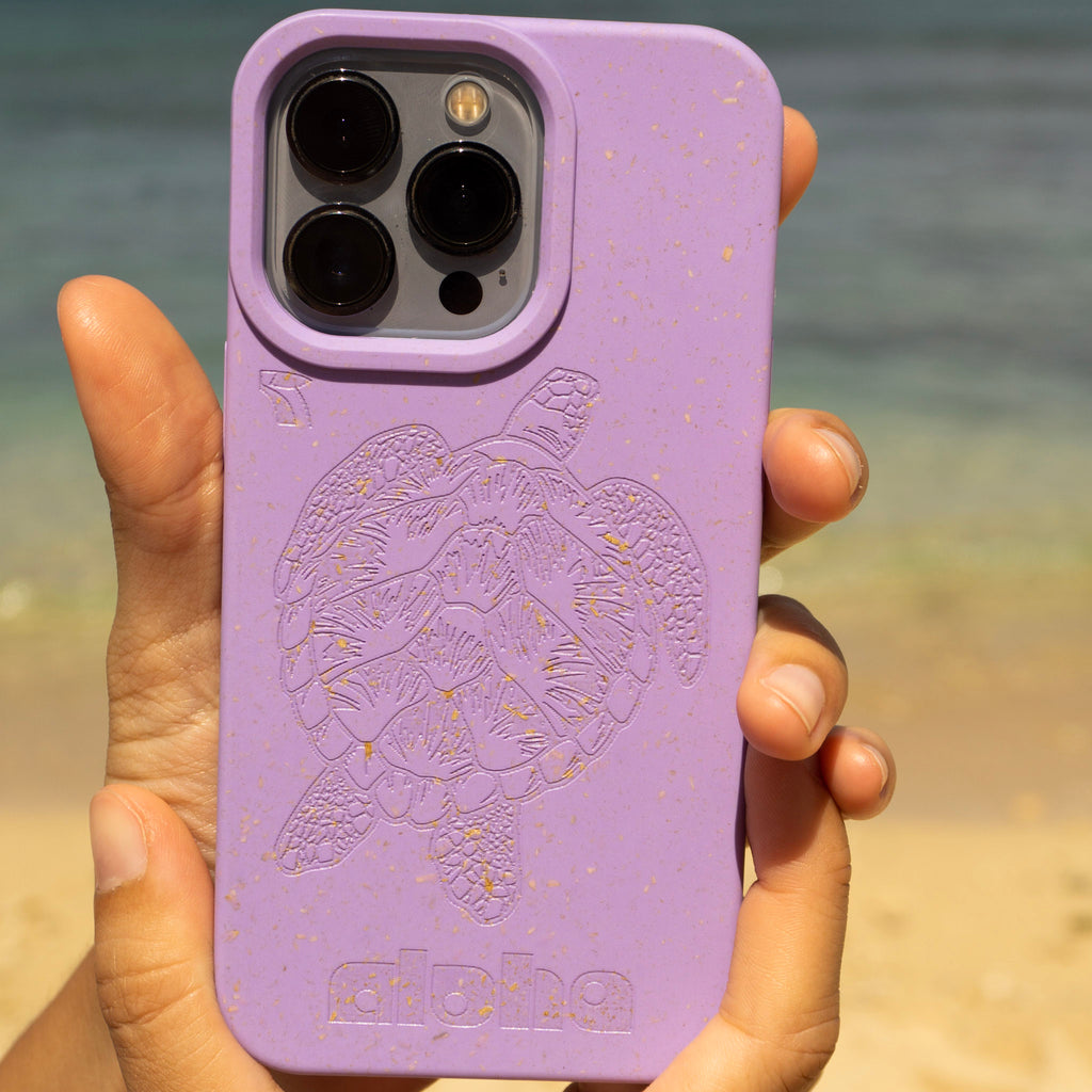 biodegradable iphone case purple