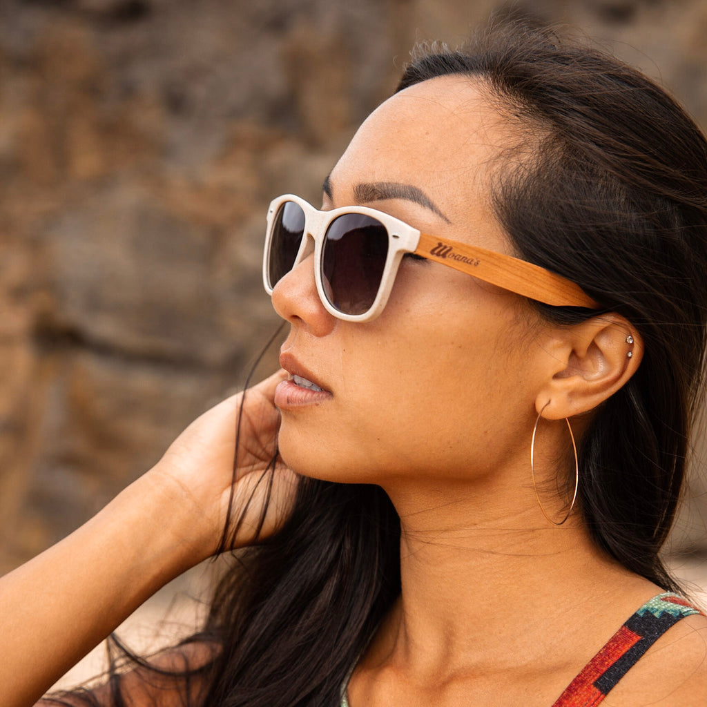 womens wayfarer sunglasses made from eco friendly materials